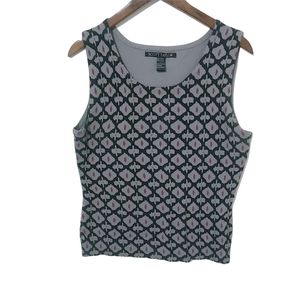 Scott Taylor L Black Pink Tank Top